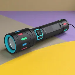 stybits X484 Heavy Duty Rechargeable Torch – Long Range Beam & Fast Charging Torch-picture-14