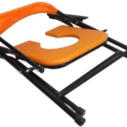 varietytone Anti-Skid Commode Chair (Orange) Commode Chair image 2