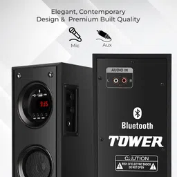 RZG A-50T Multimedia Music System 120 W Bluetooth Tower Speaker image 3