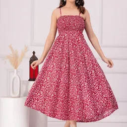 liaparo Printed Viscose Rayon Stitched Flared/A-line Gown-picture-21