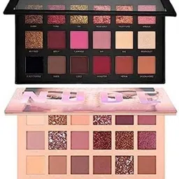 tinni minni Nude Eye Shadow Palette and Rose Gold (18+18 colors) 36 g (Multicolor) 36 g-picture-28