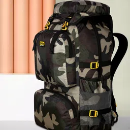 goldstar Goldstarbags MILITARY CAMP TRKKING BAGS WITH Climate proof Trail-Head Mountain Trekking & Hiking/ Camping Backpack 60 Ltrs Rucksack bags with high quality product used in (MILITARY, Backpack) Rucksack- 60 L-picture-28