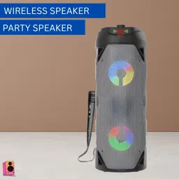 GUGGU Star (WIRELESS BLUTOOTH TOWER SPEAKER) With Wired Mic & High Bass Sound G46 30 W Bluetooth Tower Speaker-picture-33