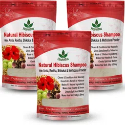 Natural Amla Reetha Shikakai Methidana And Hibiscus Powder Shampoo-image-28