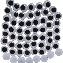 asian hobby crafts Googly Moving Eyes, Black/White (200 Pieces, 15mm)-picture-20