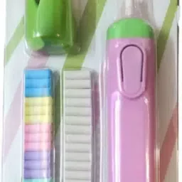vsms traders Set 1 Electric Eraser with 31pcs Extra Replaceable Erasers Cordless Non-Toxic Eraser image 2