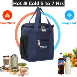 kyros Lunch bag Combo(Pack of 2) Men and Women for Office ,School , College, Picnic Waterproof Lunch Bag image 5