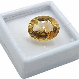 Sahiba Gems Yellow Cut Natural Citrine Gemstone image 3