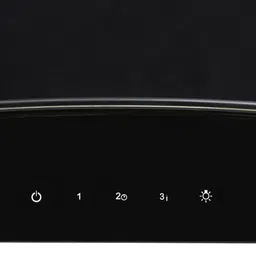 faber Feel Plus 3D T2S2 BK TC LTW 90 Wall Mounted Black 1095 CMH Chimney image 3