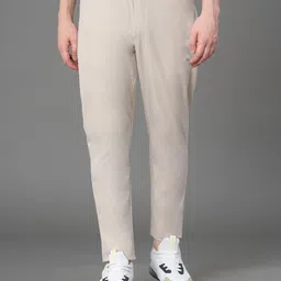 red tape Men Solid White Track Pants-picture-13