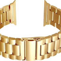 PunnkFunnk Stainless Steel Metal Chain Folding Metal Claps Classic Buckle Wrist 42 mm Stainless Steel Watch Strap-picture-26