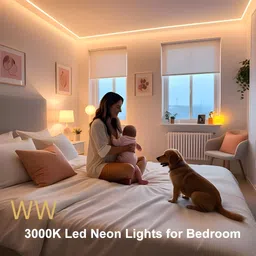 shinepark 600 LEDs 5 m Brown, White, Pink Steady Strip Rice Lights image 5