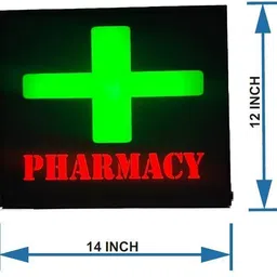 a2mation Single-Sided 12X14 inches size Emergency Medical plus sign LED Display image 2