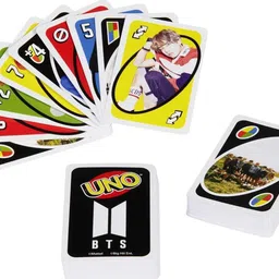 bestie toys Uno BTS Card Game For Kids Adult, Multi color Game, image 3