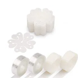 rjv global Solid Balloon Arch Decorating 2 Strip 200 Glue Dot 5 Flower clip 1Tying Tool for party Balloon Bouquet-picture-18