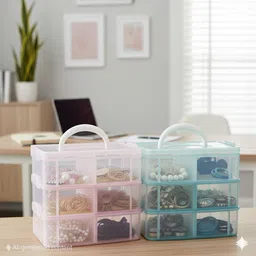 maxtid 6 layer Chic Vanity Organizer box Plastic Kitchen Trolley-picture-31