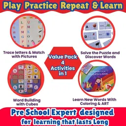 toyjos ABC Adventures – Montessori-Inspired Alphabet Learning Kit for Kids 3-6 Years image 2