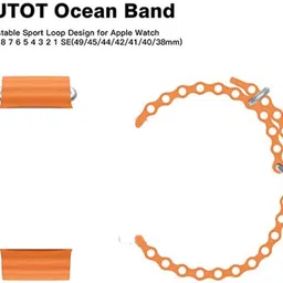 STROMBUCKS 49/45/44/42mm Watch Ultra Series 8/7/SE/6/5/4 Smart Watch Strap 44 mm Silicone Watch Strap image 3