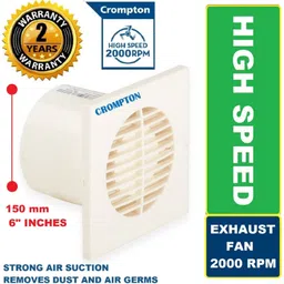 Axial Air Super Silent High Suction 100% COPPER High Speed16 5 Star 150 6 Blade Exhaust Fan-image-20