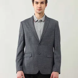 arrow Men Self Design Single Breasted Formal Blazer image 5