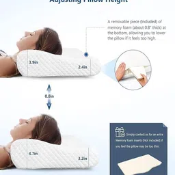 catron Align Ortho Contour 17x10 Inch Memory Foam Pillow image 4