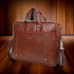 house of common Men & Women Tan Messenger Bag-picture-22
