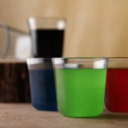 bbd kitchen shop Glass jug 1000 ml with Lid Drinking Glasses Set 6 Glass 250ML Jug Glass Set image 5