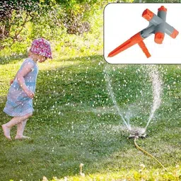 deodap 360° Rotating Garden Sprinkler Adjustable 4-Arm Lawn Water Sprayer 1 L Hose-end Sprayer-picture-24