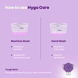 r for rabbit Hygocare Baby Laundry Liquid Detergent for Handwash & Machine Wash-1000 ml Liquid Detergent image 4