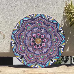 advertising yaart 12 Inch MDF Circles - Round Wood Boards for Art, Craft Pack of 6 image 3