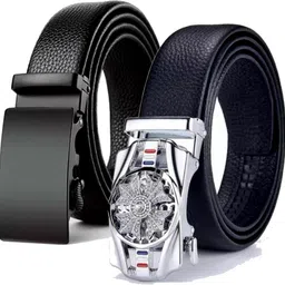 warcks Men Formal, Casual, Party, Evening Black Artificial Leather Belt-picture-12