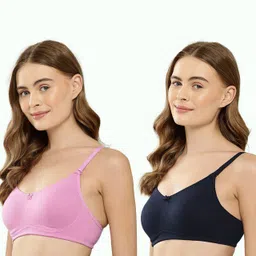 leading lady Pack of 2 Women T-Shirt Non Padded Bra-picture-23