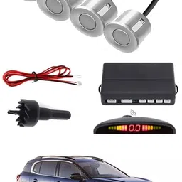 zplus Universal 4 Silver Reverse Parking Sensor With LED Display For Cars-45 Safety of Passengers/Car One Alarm Kit-1143 Parking Sensor-picture-13