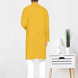 fabwax Men Cotton Blend Kurta Pyjama Set image 2