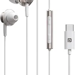 portronics Conch Sigma C in Ear Type C Wired Earphones,in Line HD Mic,14.2mm Driver Wired Headset-picture-13