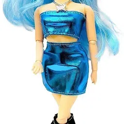 khyali Fashionable Beautiful Elegant Doll with Movable Joints for Girls (Pack of 1)|432-picture-28