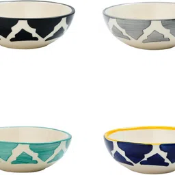 p-plus international Ceramic Soup Bowl Salad Bowls Set for Kitchen, Serving | Soup Bowls | Pasta Bowls |-picture-25