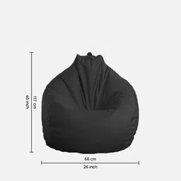 furnon XXXL Tear Drop Bean Bag Cover (Without Beans) image 2