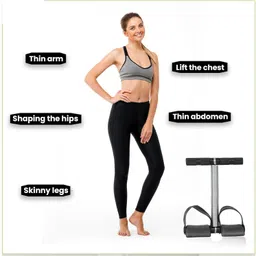 priyacy traders Single Spring Tummy Trimmer|Ab Exerciser|Body Toner|Fat Burner|Fitness Equipment Resistance Tube image 3