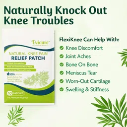 evicure Fast Action Patch for Instant Joint Pain & Knee Pain -(10 Patches) Plaster & Patch image 5