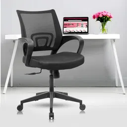 flipkart perfect homes Ergonomic 900 Mesh Office Chair with Adjustable Height, 360° Swivel Mesh Office Executive Chair image 2