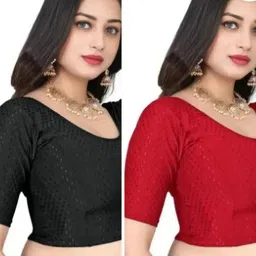 pritam trendz Round Neck Women Blouse-picture-17