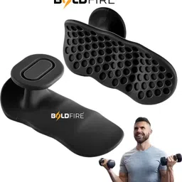 boldfire 1 Pair Silicone Anti-Slip Grip Ergonomic Design for Dumbbells & Weightlifting Hand Grip/Fitness Grip-picture-12
