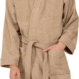 rangoli Beige XL Bath Robe-picture-16