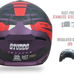 studds Trooper D2 Motorbike Helmet image 5