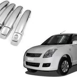 giinix Silver Door Handle Cover Set of 4 for Swift Dzire Car Grab Handle Cover Car Grab Handle Cover-picture-24