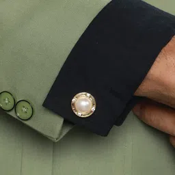 Bold by Priyaasi Brass Cufflink Set-picture-15