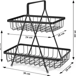 evanex Stainless Steel Fruit & Vegetable Basket image 3