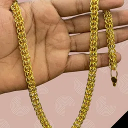 rkb sales 1gm gold plated High Quality Indian Polished chain men Gold-plated Plated Alloy Chain-picture-26