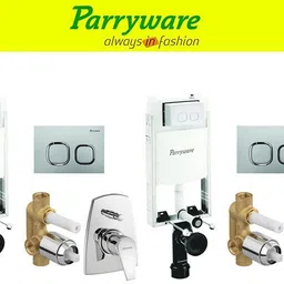 parryware Half Frame Concealed Cistern, with divater body upper edge set of 2 pic 254 Dual Flush Tank-picture-31